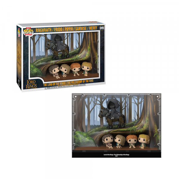 Funko POP! Deluxe Moment The Lord of the Rings: The Fellowship Of The Ring Ringwraith / Frodo / Pippin / Samwise /Merry (09) Funko POP! Deluxe Moment The Lord of the Rings: The Fellowship Of The Ring Ringwraith / Frodo / Pippin / Samwise /Merry (09)